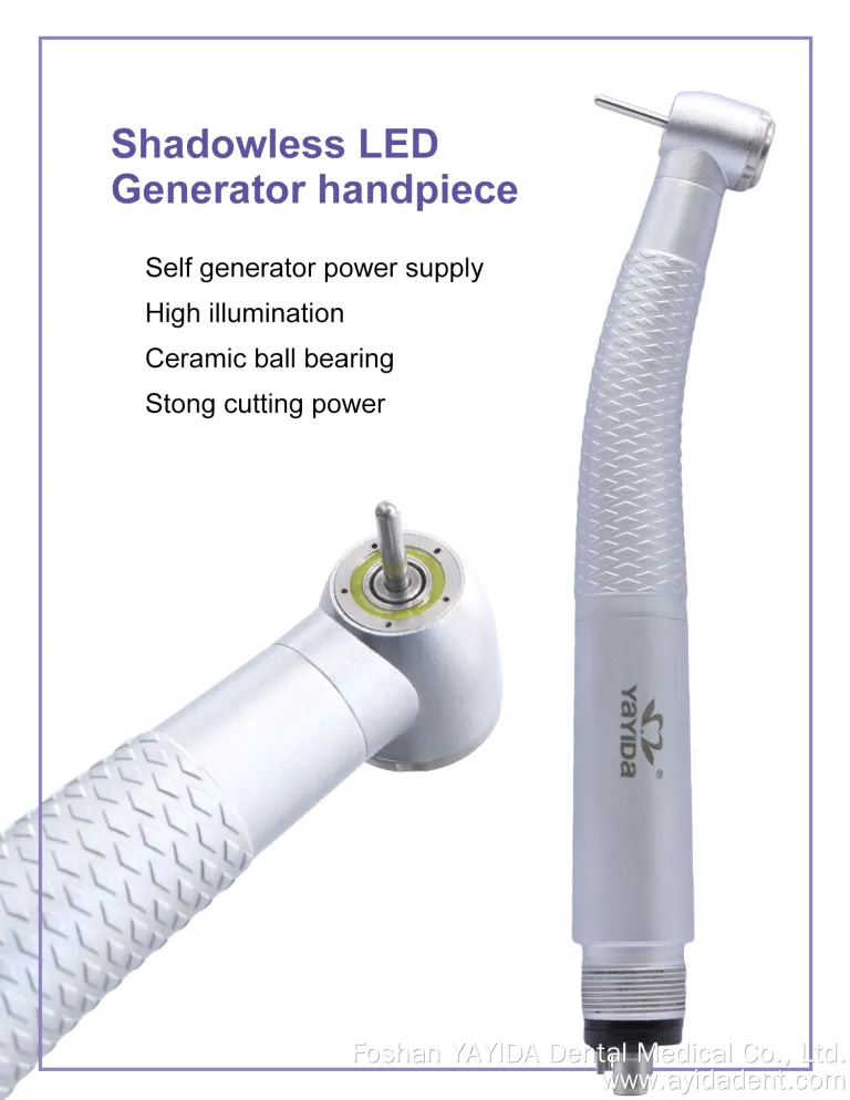 YAYIDA Ring Shadowless LED High Speed Dental Handpiece