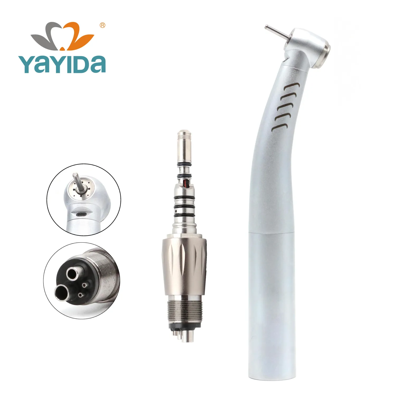 YAYIDA dental handpiece fiber optic push button led dental high speed handpiece/AYD-TLQM4