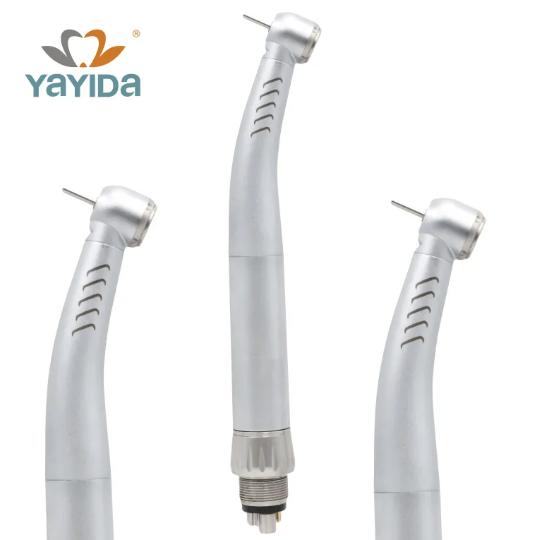 YAYIDA fiber optic LED push button dental handpiece with quick coupling dental handpiece manufacturer