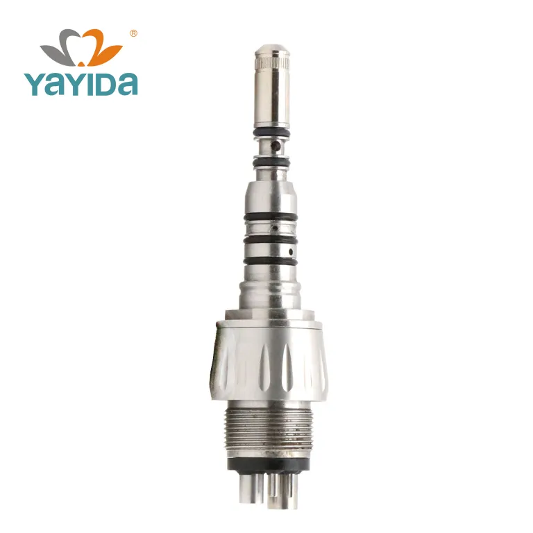 YAYIDA fiber optic LED push button dental handpiece with quick coupling dental handpiece manufacturer