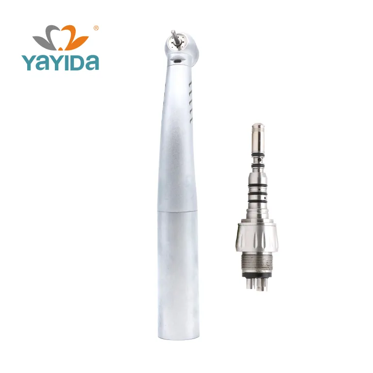 YAYIDA fiber optic LED push button dental handpiece with quick coupling dental handpiece manufacturer