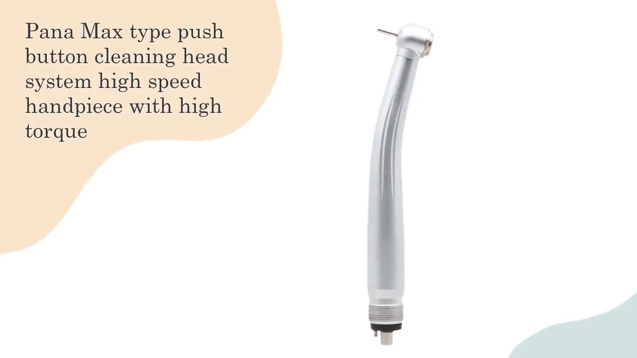 YAYIDA Dental Pana Max Type Push Button Cleaning Head System High Speed Handpiece With High Torque