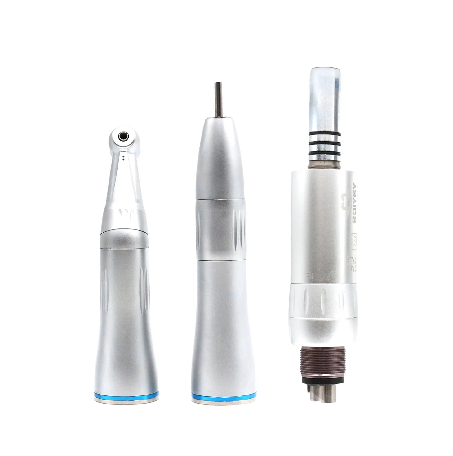 YAYIDA Dental Internal Water Spray Low Speed Turbine Handpiece With Straight Handpiece, Contra Angle and Air Motor