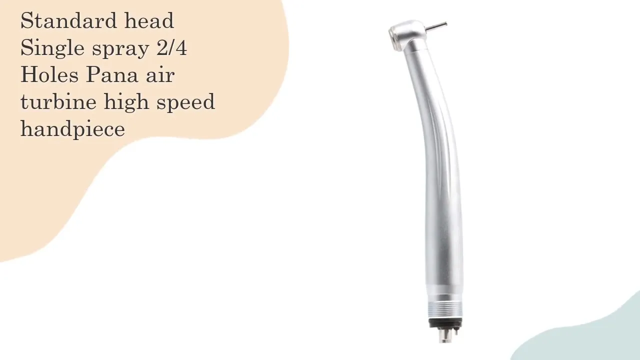 YAYIDA Standard Head Single Spray 2/4 Holes Pana Air Turbine High Speed Handpiece