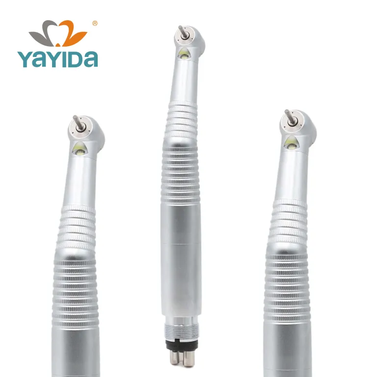 YAYIDA triple water spray push button LED high speed handpiece compatible with KV 636 dental handpiece manufacturers