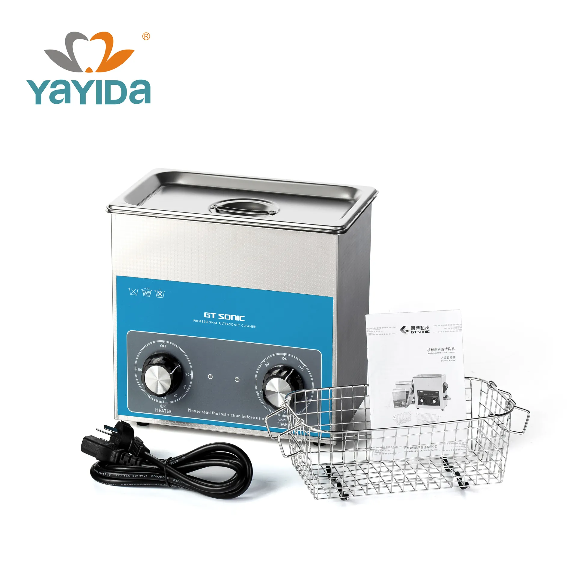 YAYIDA 3L / 100W dental ultrasonic cleaning Jewelry Ultrasonic Cleaner