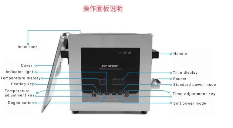 YAYIDA Digital SUS304 3L Portable commercial immersible stainless steel 300w Dental Ultrasonic Cleaner