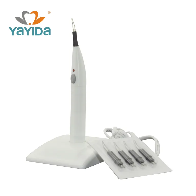 YAYIDA Wireless Endodontic Endo Heated Product Dental Gutta Percha Cutter with 4 dental tip